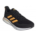 adidas Running Shoes Supernova (Cushioning) black/orange Men